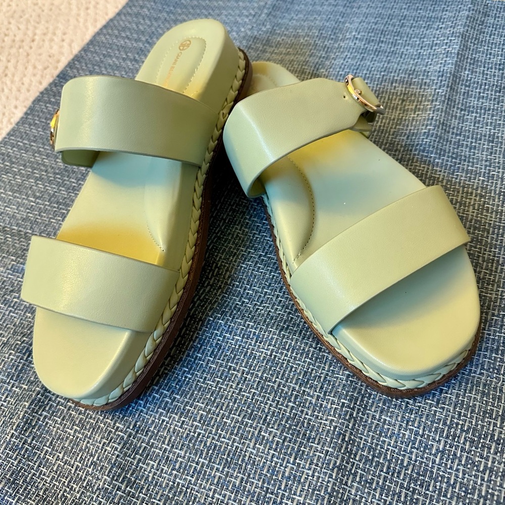 Mint Green Women's Sandals - Picture 8 of 8